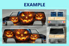White Toner 1 64 Waterslide Decal For Super Van Halloween Scary Pumpkins