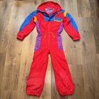 Roffe Ski Suit One Piece Snowsuit Snow Bib Mens Small Vtg 80s 90s Gaper Shell