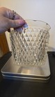 Vintage Indiana Glass Co  Diamond Point Ice Bucket planter