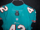  42 Charles Clay Miami Dolphins Game Used Aqua Authentic Nike Jersey Size-42 