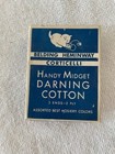 Vtg Heminway Corticelli Midge Darning Cotton 2 Ends 2 Ply    Free Jp Coats Box