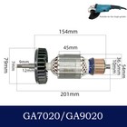 Armature Rotor Anchor For Makita Ga9020 Ga7020 Ga9020s Ga7020s Gtpse 517794-5