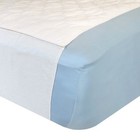 Saddle Style Absorbent Bed Pad With Tuckin Sides 34 X 52 Inch  Waterproof Was   