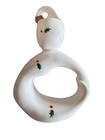 Vintage Holt Howard Christmas Ceramic Pixie Elf Noel Candleholder Letter  o 
