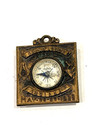 Antique Grand Lodge Indiana Masonic France Compass Watch Fob Charm