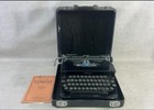 Vintage 1955 Corona Silent Portable Typewriter W  Case 