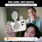 Magnetic Camera Grip Wireless Shutter   Fill Light  For Magsafe Iphone