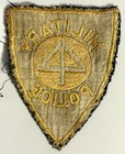 Original Wwii Us Army 44th Infantry Military Police Patch Cut Edge Snow Back 