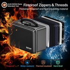 Fireproof Waterproof Lock Storage Box For Cash Passport Documents