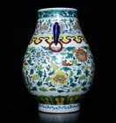 Collectable Art Chinese Porcelain Dou Polychrome Porcelain Dou Polychrome Vase