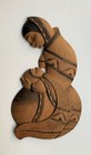 20th Century Inuit Native American Eskimo Wooden Carved Plaque