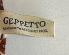Vintage Gund 1950 s Geppetto From Pinocchio Hand Puppet Walt Disney Prod - Rare