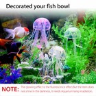 4pack 6  Aquarium Jellyfish Glowing Effect Fish Tank Artificial Ornament Zz