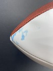 Aaron Glenn Signed Autographed New York Jets White Panel Football Psa dna   read