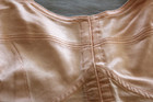 Antique Long Bra Hook Front 36  Pink Cotton   Nylon