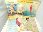 1950-60 This Week Magazines- Post Standard Newspaper Syracuse  Ny- 11 Issues