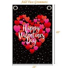  Valentine s Day Flag 28x40 Inch Valentine s Heart Garden Flag Valentine Flags 