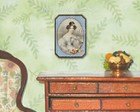 Victorian Lady Oval Portrait 1 12 Scale Dollhouse Miniature Wall Sign  381