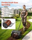 Vevor Compost Spreader Peat Moss Spreader 16 5  With T-shaped Handle For Yard