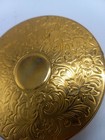 Vintage American Beauty Powder Mirror Compact  Gold Tone - Read Flaws