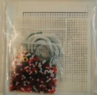Mill Hill Counted Glass Bead   Cross Stitch  lighted Santa  1993 H38