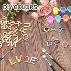 40pcs 1 Inch Wooden Letters For Crafts  Unfinished Wood Alphabet Letters