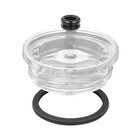 2-pack Screw-on Straw Lid For 30 Oz Travel Mug - Black   Clear  Durable   Leak-p
