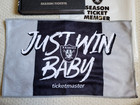 New Las Vegas Raiders 2025 Season Ticket Gift Box   Rally Flag Towel