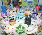 Disney Puppy Dog Pals Cake Toppers Set Of 12 W  Figures  Sticker And Tattoo