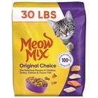  2 Pack  Meow Mix Original Choice Dry Cat Food  30 Lb  Bag