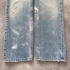 Vintage Levis 501 Xx Jeans Mens 33x30 Light Wash Distressed Button Fly Blue