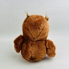 Vintage Dakin Obie Owl Plush Brown Green Eyes 1975 Stuffed Animal 7  Bean Bag