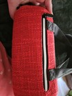 Dime Bags Toiletry Bag Red black Zip Closure Top Handle W  Pockets Travel