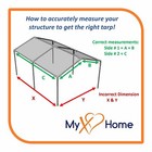 12 X 30 White Color 12 Mil Heavy Duty Tarp   Canopy