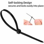 100-200pcs Cable Ties 4    14  Heavy Duty Nylon Wrap Wire Zip Ties Uv Resistant