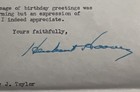 President Herbert Hoover 1956 Typed Letter Signed - Hoover Institute And Library