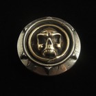 30mm Copper Alloy Skull Concho Screw Back  Leathercraft Decor Punk