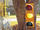 Complete Working 8  Lens Traffic Light With Reflectors And Glass Lenses