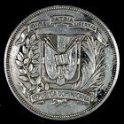 1939 Dominican Republic Un Peso Silver Libertad Coin  6 Key Date Low Mintage 15k