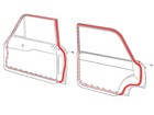 1962-64 Fairlane Door Weatherstrip Kit 4-door Sedan Front Rear Meteor New
