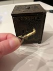 Antique Kyser   Rex Sport Arabian Safe Cast Iron Bank 1882 With Key Elephant