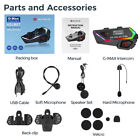 Gearelec G-max Motorcycle Helmet Bluetooth Headset Intercom 6 Riders Music Share