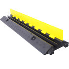 Cable Protector Ramp 2 Channels Speed Bump Hump   11000 Lbs Load Capacity5 Packs