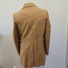 Vtg 70s Spatz Corduroy Disco Western Suit Tan Mens S m 38-40 Jacket 30x32 Pants