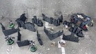 Scenery   Terrain  10 Pcs Scatter Ruins  Walls  Barrels Great For Warhammer 40k