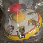 Vintage Ohio Art Tin Lithographic Spinning Top  304 Circus Train Nos New In Bag