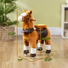 Ride On Horse  Walking Horse Toy  Kids Plush Riding Pony W  Wheels