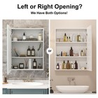 Bathroom Led Lighted Medicine Cabinet With Mirror Dimmer Mirror Cabinet Storage