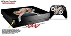 Skin For Xbox One X Console Controller Alice Pinup Girl Decal
