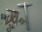 Vintage 1960 s Rogers Swivomatic Bass Drum Pedal Set pull Screws Spurs-part Lot 
